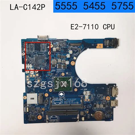 FOR DELL INSPIRON 15 5000 5555 5455 5755 Laptop Motherboard AAL12 LA