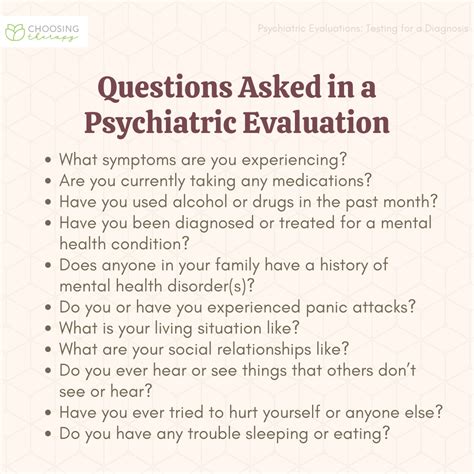 What Is A Psychiatric Diagnostic Evaluation