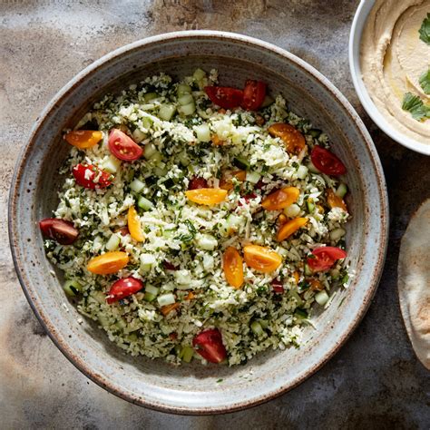 Cauliflower Rice Tabbouleh Recipe Epicurious