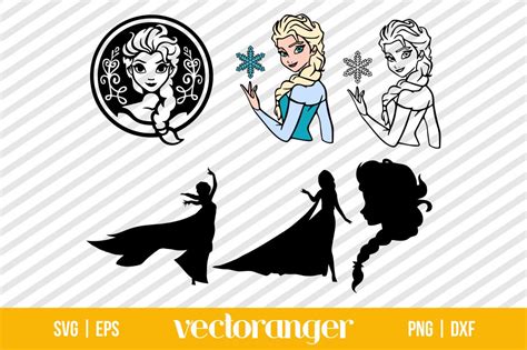 Elsa Frozen Svg Bundle Vectoranger