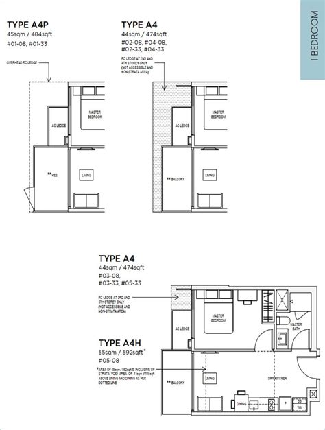 The Verandah Residences Units Mix And Floor Plans