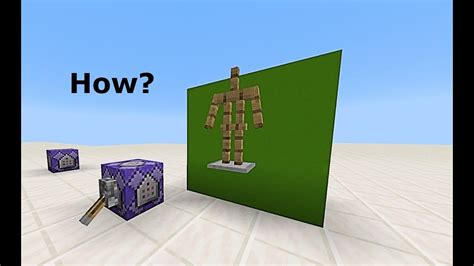 How To Make Armor Stands Float Minecraft Bedrock Edition Youtube