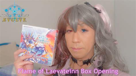 Shadowverse Evolve Booster Set Flame Of Laevateinn Box Opening