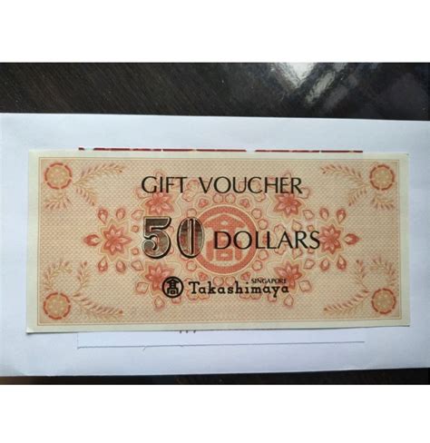 Ang Bao Off On Takashimaya Vouchers Taka Vouchers Tickets