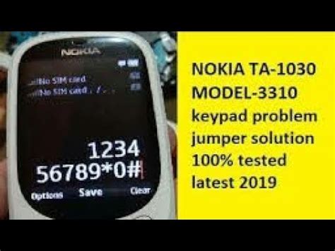 Nokia Ta Keypad Not Working Tested Solution Ta