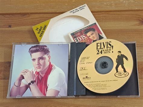 Cd Elvis 24 Karat Hits Dcc 發燒錄製 24k Gold 首批金碟 Limited Edition From The