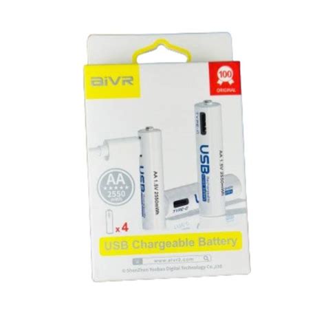 Aivr Usb C Rechargeable Batteries Pc Aa Mwh Best