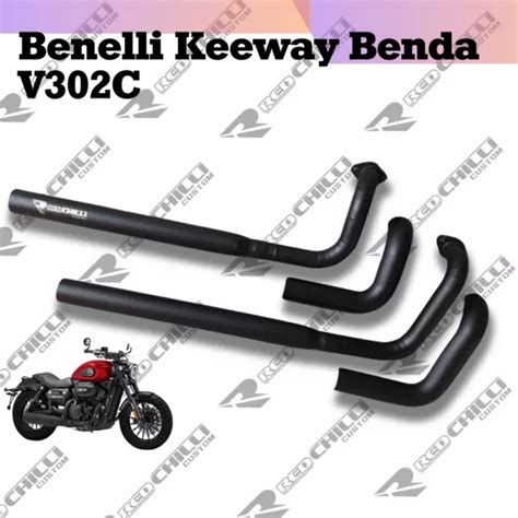 CUSTOM HANDMADE EXHAUST Benelli Keeway Benda V302C Full System