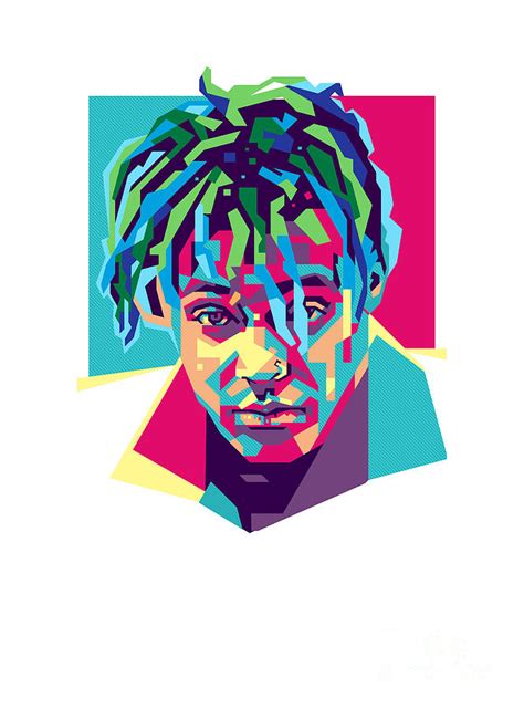 Juice Wrld In Wpap Digital Art By Ical Said Pixels