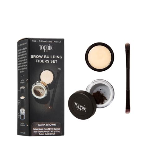 Toppik Brow Building Fibers Dark Brown 3 2gr Προσφορές Mallia Gr