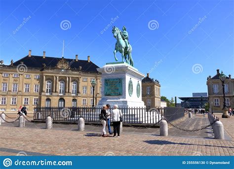 May 23 2022 Copenhagen Denmark Amalienborg The Queen`s Residence