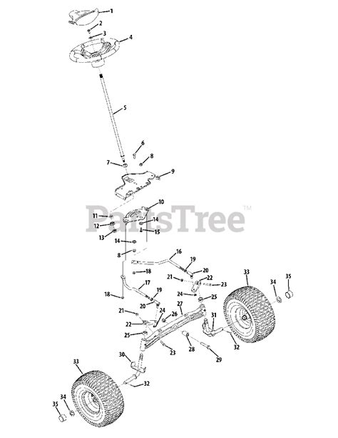 Cub Cadet Ltx Parts Diagram Cub Cadet Ltx Vt Tract