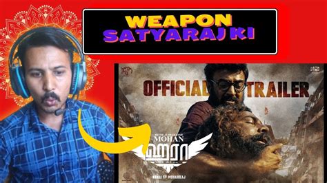 WEAPON Official Movie Trailer Reaction Sathyaraj Vasanth Ravi Rajiv