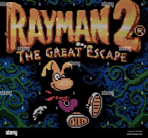 Rayman 2 The Great Escape Nintendo Game Boy Color Videogame