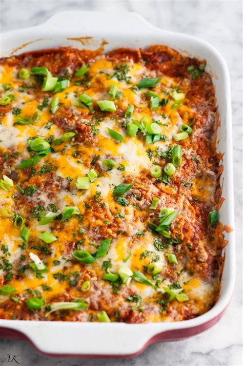 Vegetarian Black Bean Enchilada Casserole Aberdeens Kitchen