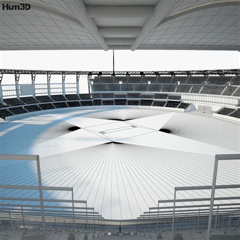 Wankhede Stadium 3D Model Architecture On Hum3D