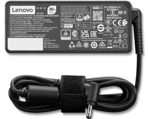 Lenovo 65w Ac Adapter Round Tip 4x21k07718 4x21k07718 Lenovo Ca