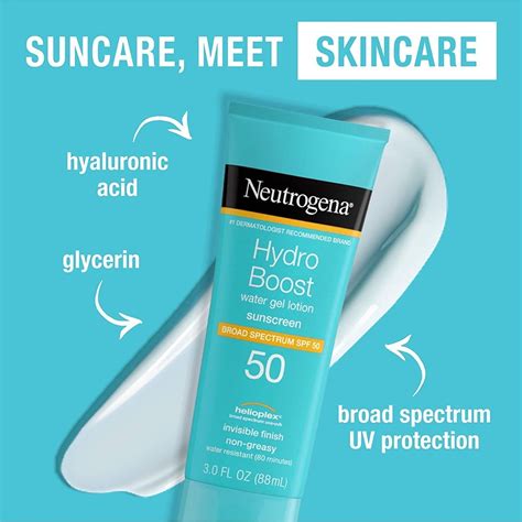 Bloqueador Protector Solar Neutrogena Hydro Boost Fps Pzs Env O Gratis