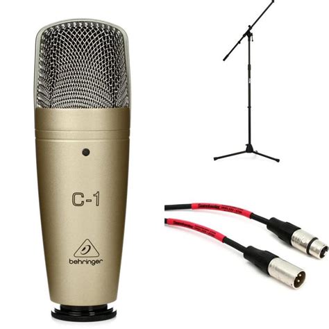 Behringer C Large Diaphragm Condenser Microphone Bundle With Stand