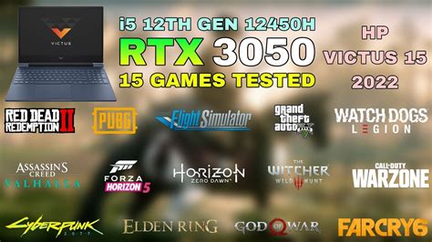 Hp Victus I Th Gen H Rtx Test In Games