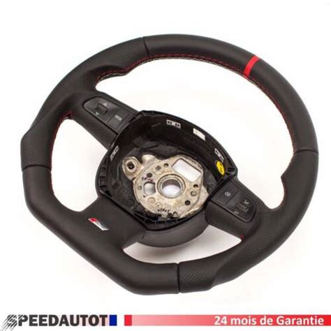 Mise Au Point S Line Aplati Volant Multifon En Cuir Noir Audi A C