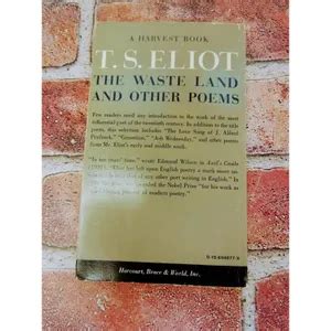 The Waste Land And Other Poems By T S Eliot 1962 Vintage Paperback