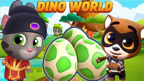 Talking Tom Gold Run New Update Dino World Event Fortune Tom Vs Roy