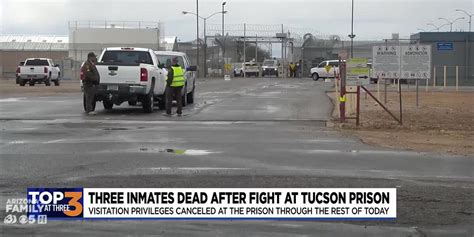 3 Arizona Inmates Dead After Fight At Tucson Prison