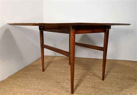 Mid Century Modern Walnut Drop Leaf Table American Of Martinsville