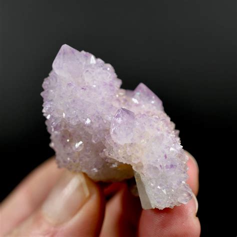 In G Trigonic Record Keeper Amethyst Spirit Quartz Crystal Cluster