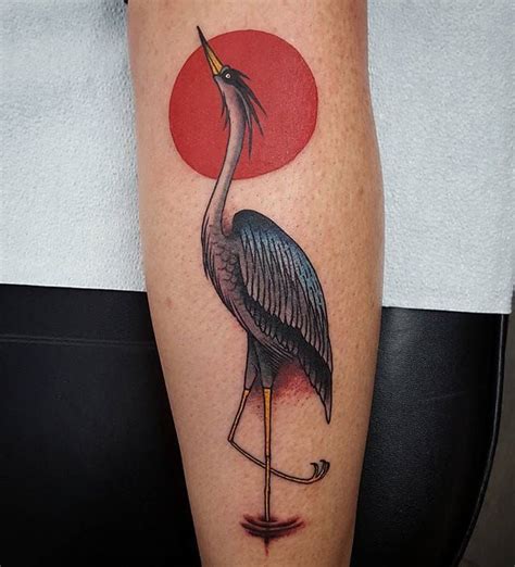 Aggregate more than 70 great blue heron tattoo super hot - in.cdgdbentre