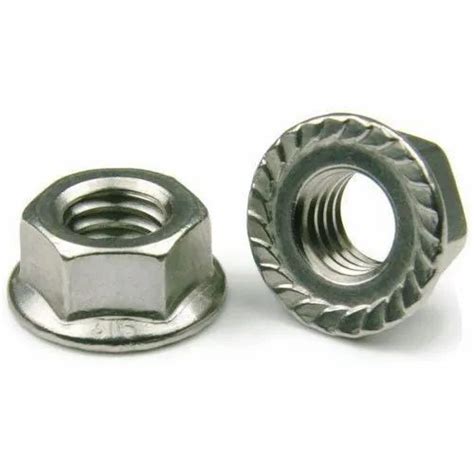 Mild Steel Hex Flang Nut Size Mm At Rs Piece In New Delhi Id