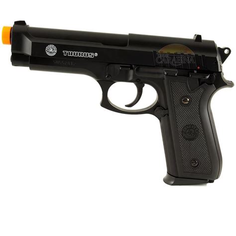 Pistola Airsoft Taurus PT92 Slide Metal Cybergun Casa Da Carabina