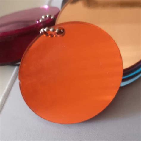 Plexiglass Specchio Arancio Estruso 3 Mm Ravelli Laser Macchine Per