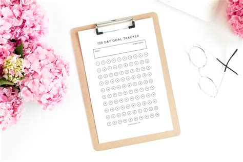 Free Printable 100 Day Goal Tracker — Gathering Beauty