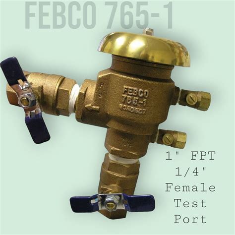 Febco 765 1 1 Pressure Vacuum Breaker 1 In Fpt Irrigation Backflow Preventer 763935473645 Ebay