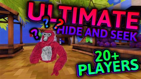 Ultimate 20 Player Hide And Seek Gorilla Tag YouTube