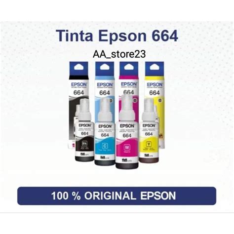 Jual Tinta Epson Original Ml Warna Cyan Magenta Yellow