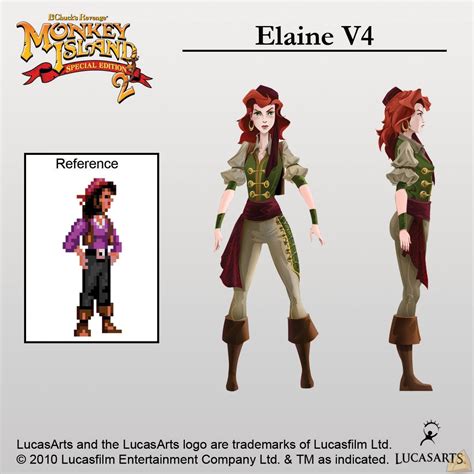 Elaine from Monkey Island 2 | Monkey island, Concept art, Island 2