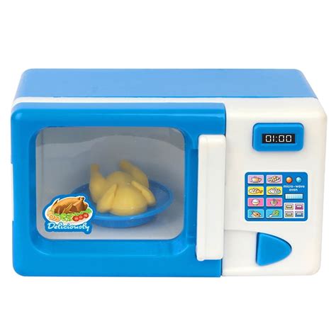 Blue Toy Microwave Ubicaciondepersonascdmxgobmx