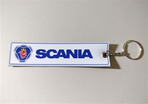 Chaveiro 12x3cm Pvc Flexivel Scania no Elo7 QUEEN INDÚSTRIA DE