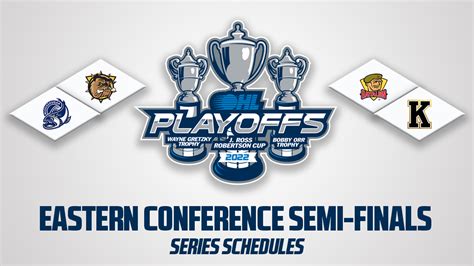 2022 OHL Playoffs: Eastern Conference Semi-Final Series Schedules ...