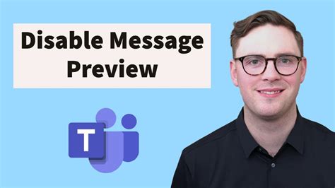 How To Disable Message Preview In Microsoft Teams Youtube