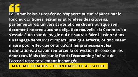 Accord UE Mercosur Première analyse de linstrument conjoint