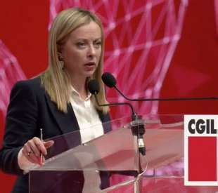 Al Congresso Della Cgil Di Rimini Arriva Giorgia Meloni E I Delegati