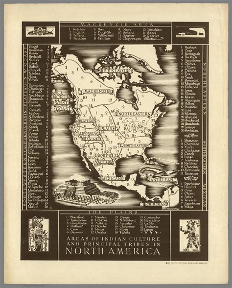 Mapas De Ayer Y De Hoy Principales Tribus Y Culturas Ind Genas De