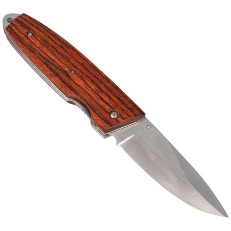 Herbertz Solingen Pakkawood Drop Point Knife Folder 82mm 209411