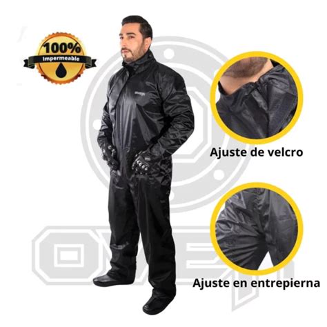 Impermeable Enterizo Una Pieza Estilo Overol Over Over Racing