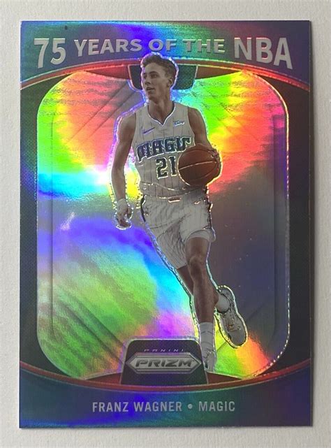 Prizm Franz Wagner Years Of The Nba Silver Rookie Refractor