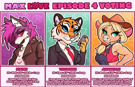 "Max LOVE Episode 4 voting!" by Bnbigus from Patreon | Kemono